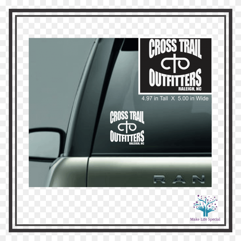2136x2136 Cross Trail Outfitters Car Decal New Range Rover 2010, Mirror, Car Mirror, Electronics HD PNG Download