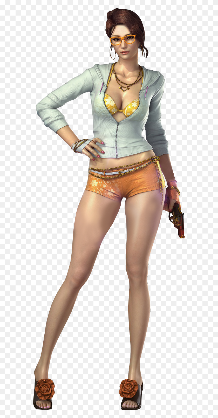 587x1551 Crossfire Fox Undercover Girl, Ropa, Ropa, Persona Hd Png