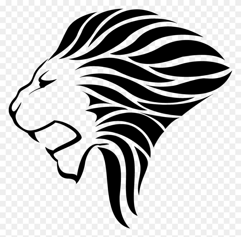1652x1623 Crossfit 352 Lion Head Lion Head Silhouette Vector, Graphics, Animal HD PNG Download