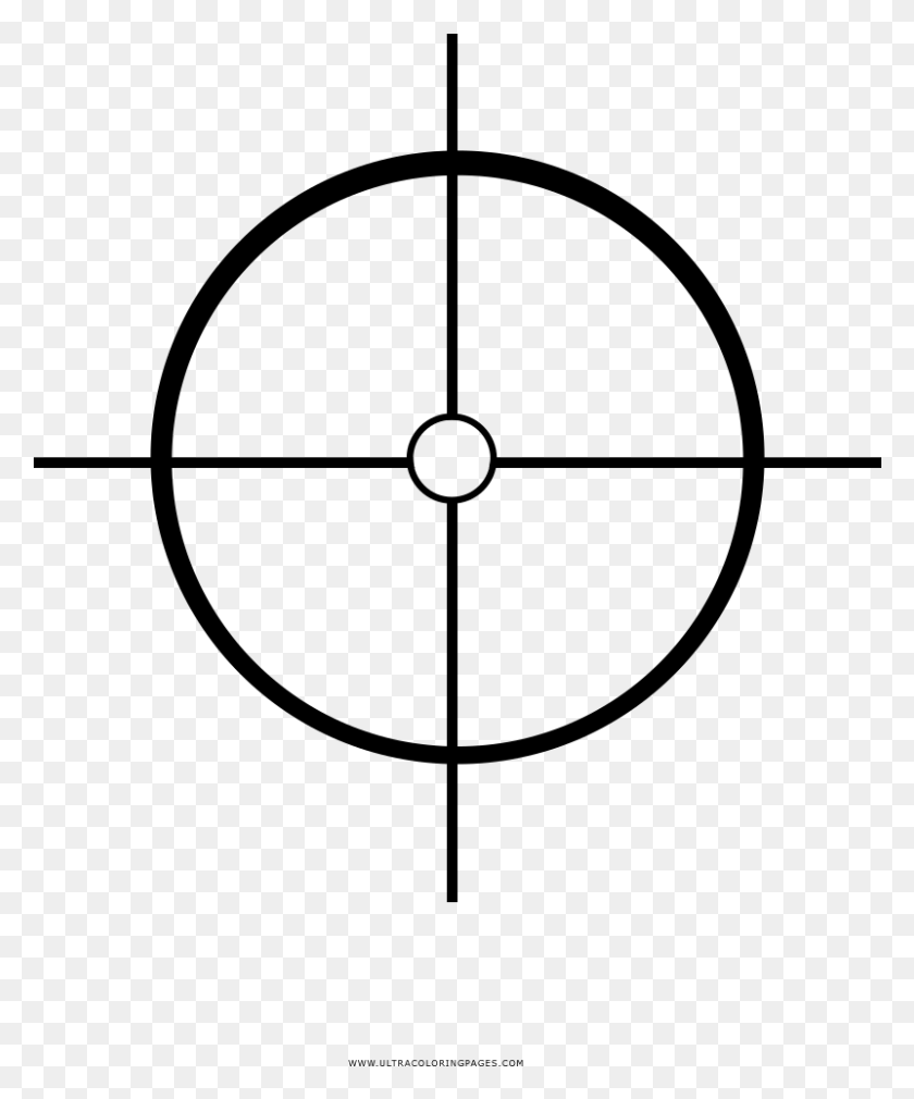 801x976 Crosshair Coloring, Gray, World Of Warcraft Hd Png