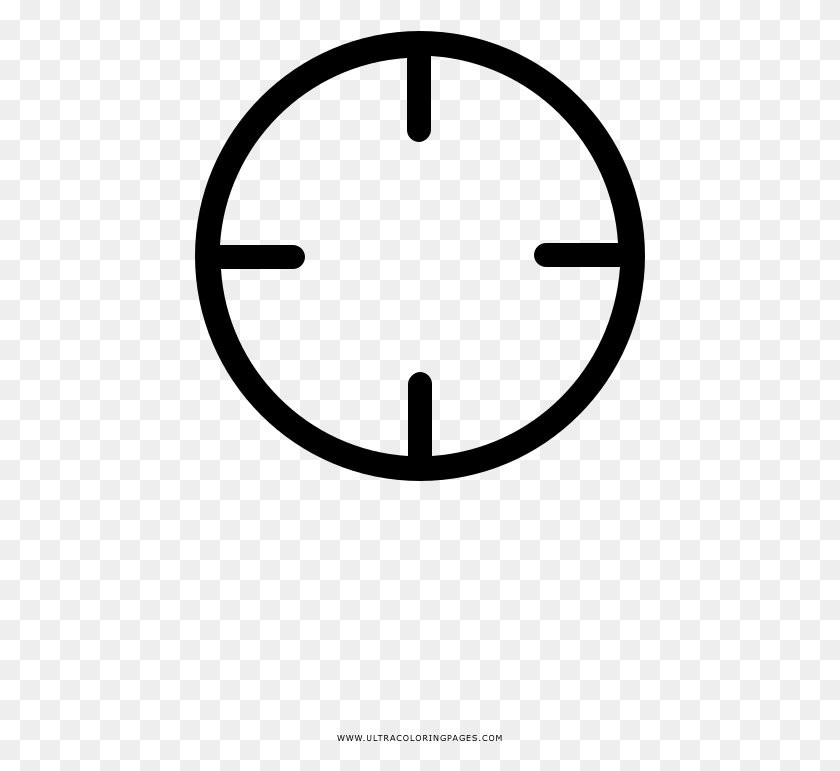 451x711 Crosshair Coloring, Gray, World Of Warcraft Hd Png