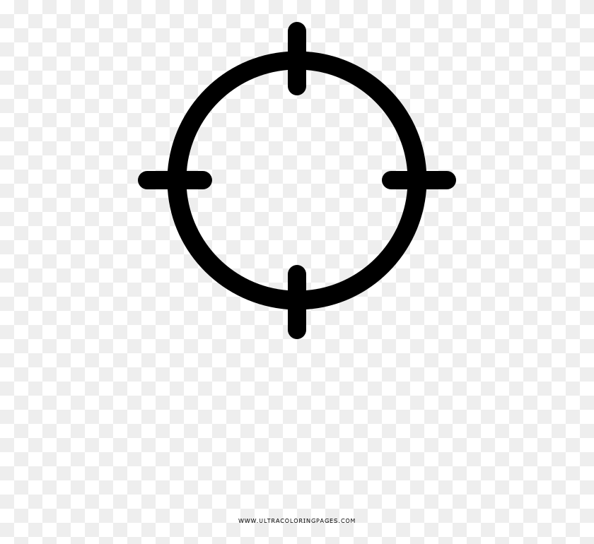 451x710 Crosshair Coloring, Gray, World Of Warcraft Hd Png