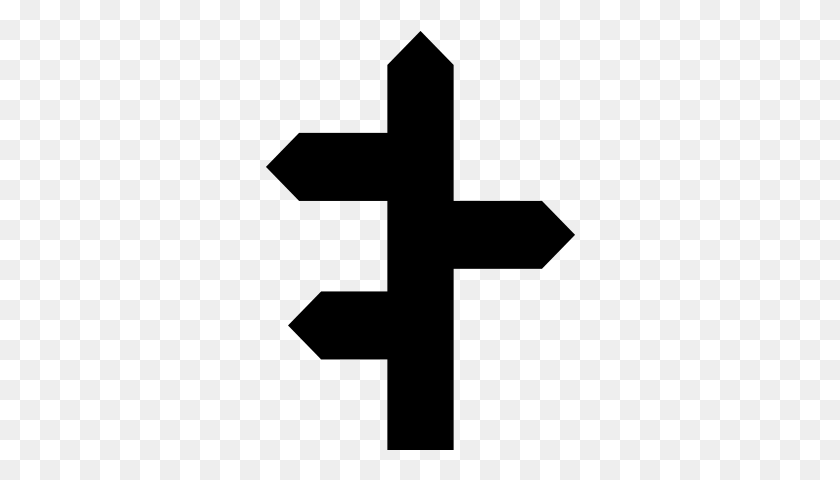 310x420 Crossroad Sign Icon Vector, Gray, World Of Warcraft HD PNG Download