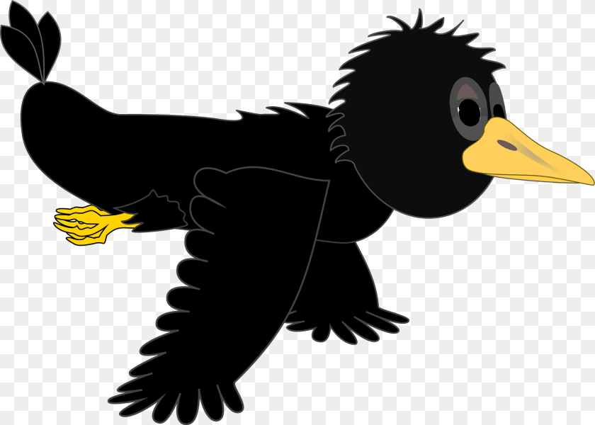 1920x1372 Crow In Flight Wings Down Clipart, Animal, Bird, Blackbird, Silhouette PNG