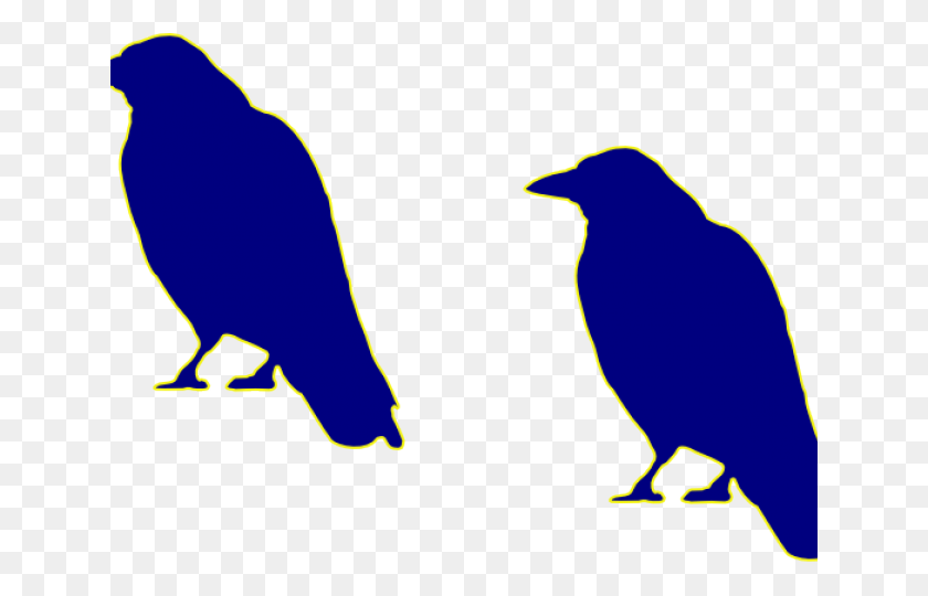 640x480 Crow Silhouette, Animal, Bird, Logo HD PNG Download
