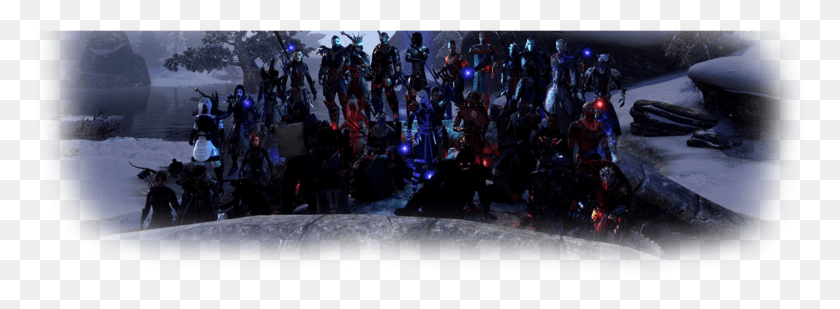 1139x365 Crowd, Person, Human, Halo HD PNG Download