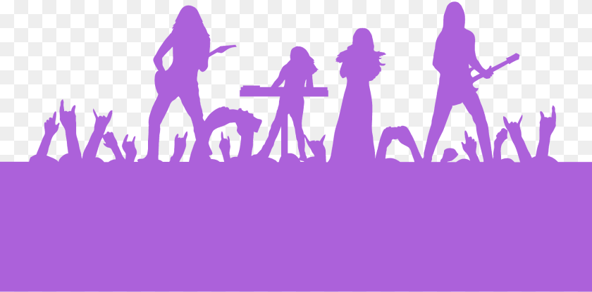 Crowd, Purple, Person, Adult, Woman PNG