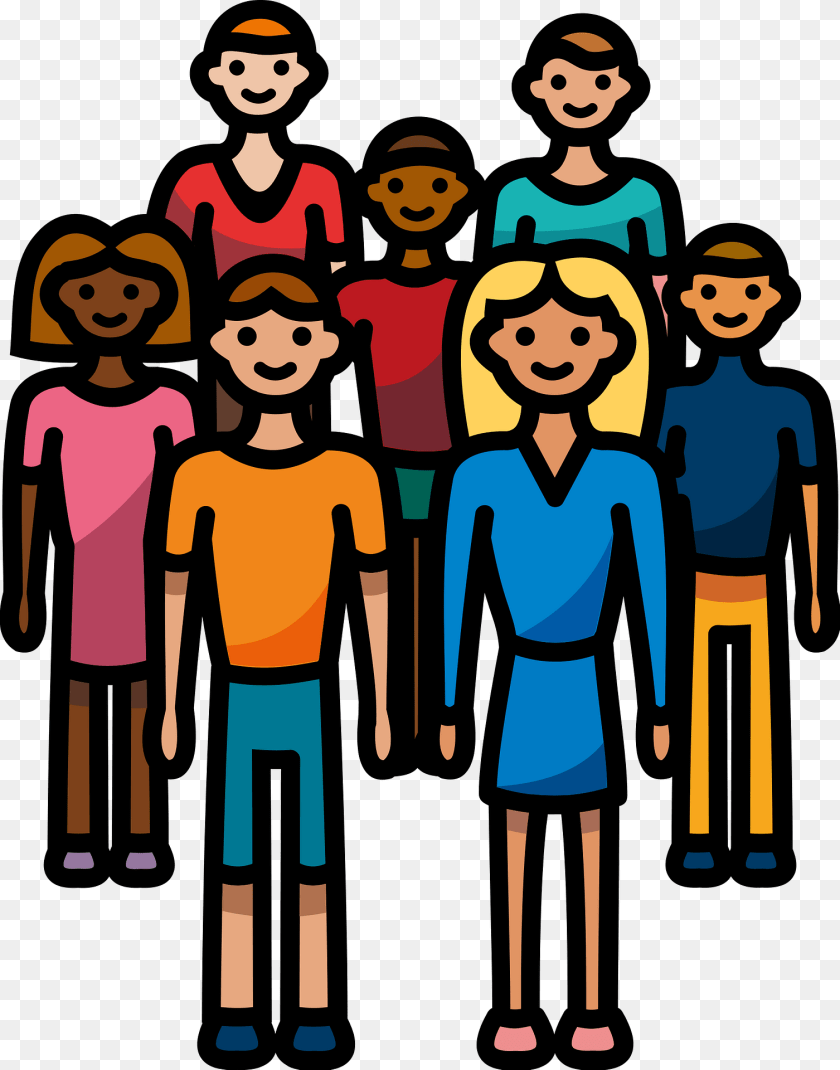 1507x1920 Crowd Clipart, Person, People, Boy, Child Transparent PNG