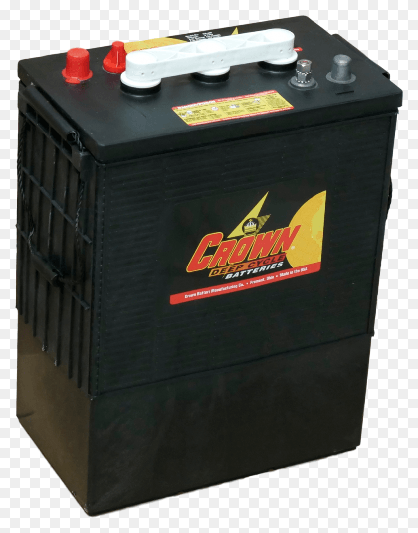964x1249 Crown Cr430 6v Flooded L16 Battery Battery Crown, Box, Cooler, Appliance HD PNG Download