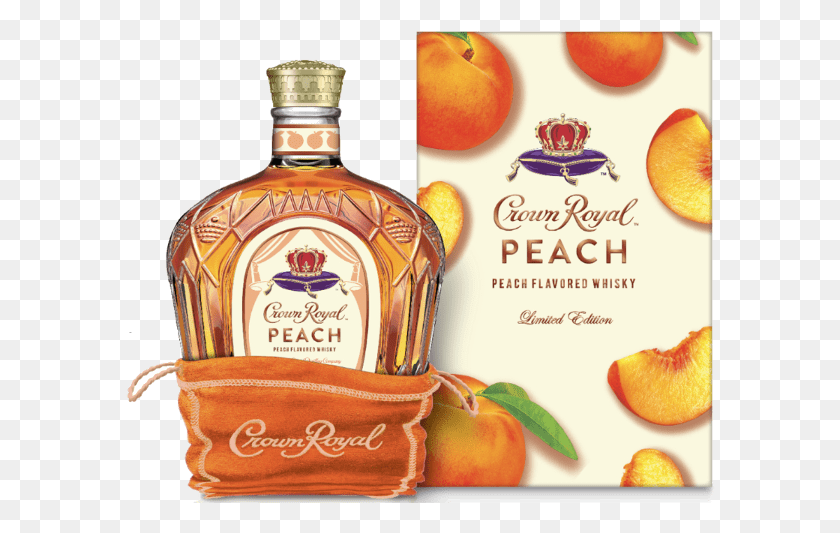 590x473 Crown Royal Peach Salted Caramel Whiskey Crown Royal, Apple, Fruit, Plant HD PNG Download