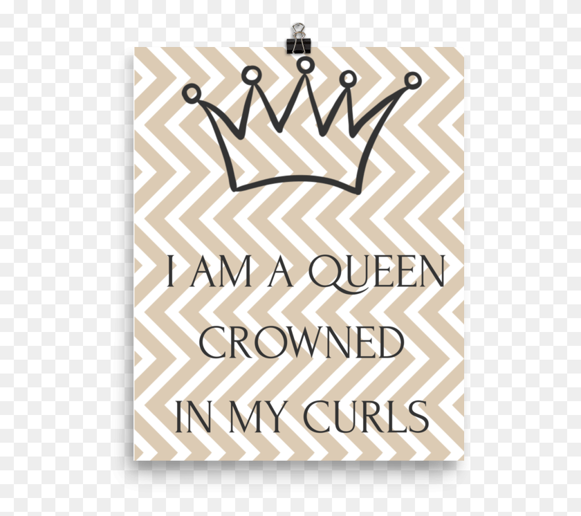 529x686 Crowned Curls Poster Paper, Text, Advertisement, Alphabet HD PNG Download