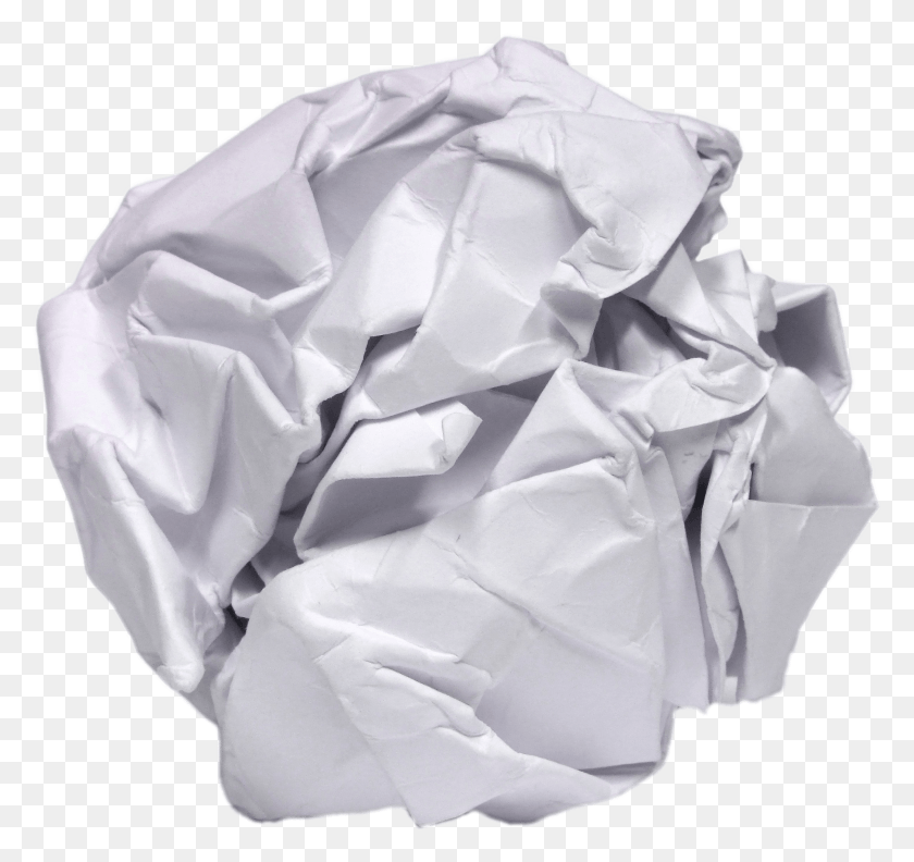 2406x2259 Crumpled Paper Ball Crumpled Paper Transparent Background, Origami, Towel HD PNG Download