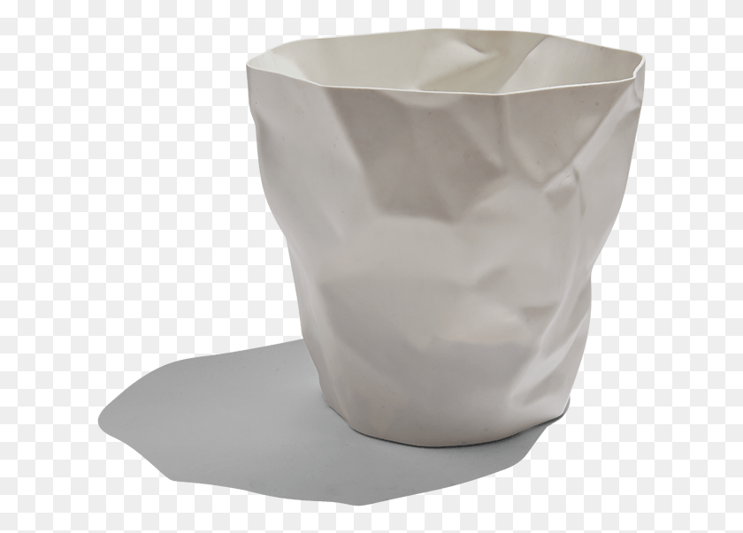 621x543 Crumpled Paper Waste Basket Perch Flowerpot, Diaper, Saucer, Pottery Descargar Hd Png