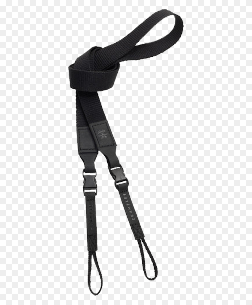 387x956 Crumpler Hitch Neck Strap Black Crumpler Camera Strap, Suspenders, Scissors, Blade HD PNG Download