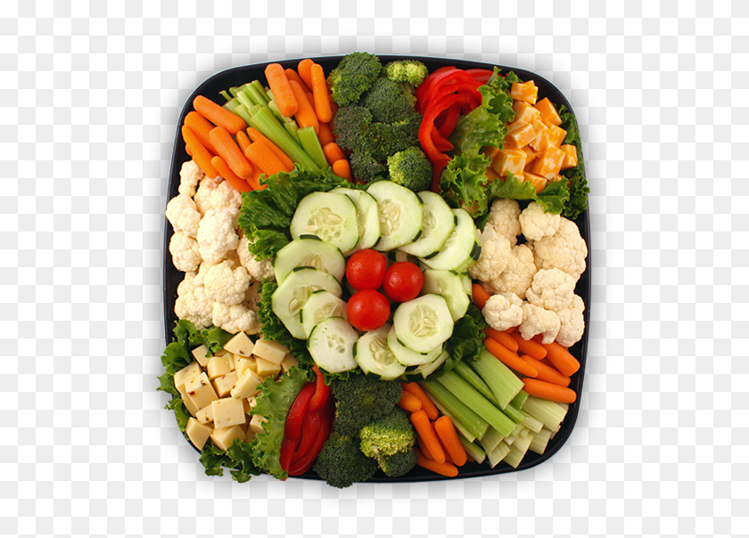 542x544 Crunch Amp Creamy Vegetable Amp Cheese Tray Cheese And Vegetable Platter, Plant, Cauliflower, Food HD PNG Download