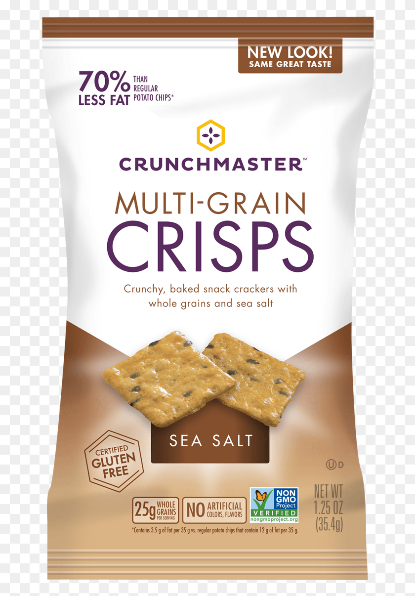 678x1146 Crunchmaster Multi Grain Crisps Sea Salt Crunchmaster Multigrain Crackers Sea Salt, Bread, Food, Cracker HD PNG Download