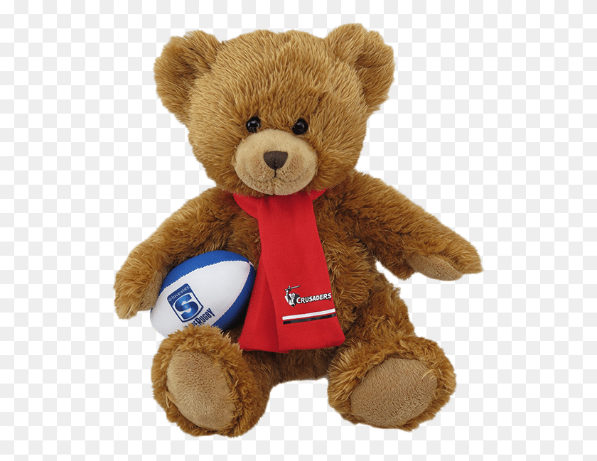 527x589 Crusaders Super Rugby Soft Toy Bear Stuffed Toy, Teddy Bear, Plush, Pillow HD PNG Download