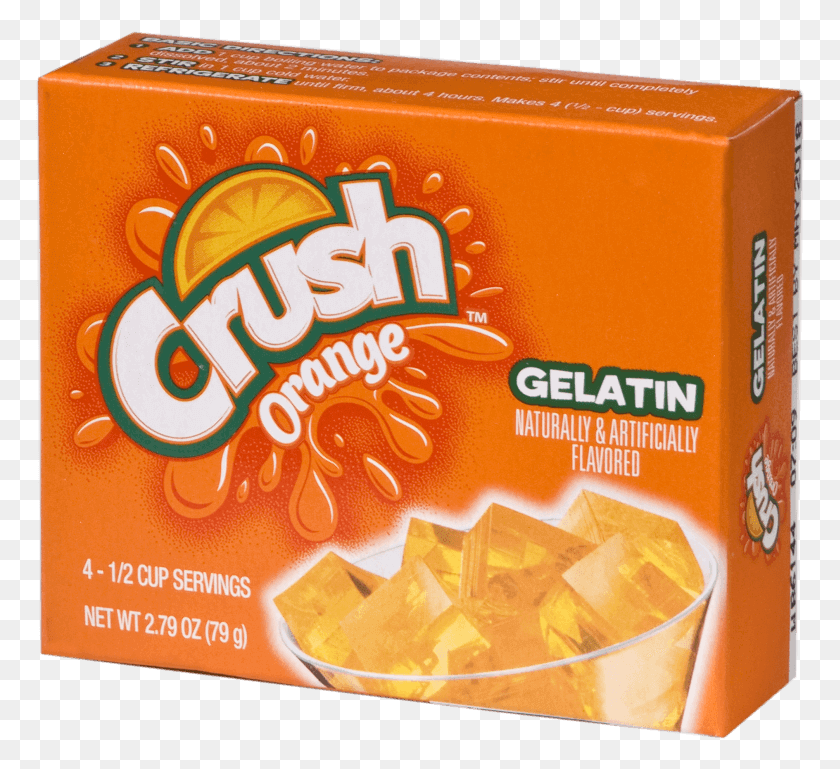 769x709 Crush Orange Gelatin Crush Soda, Box, Sweets, Food HD PNG Download