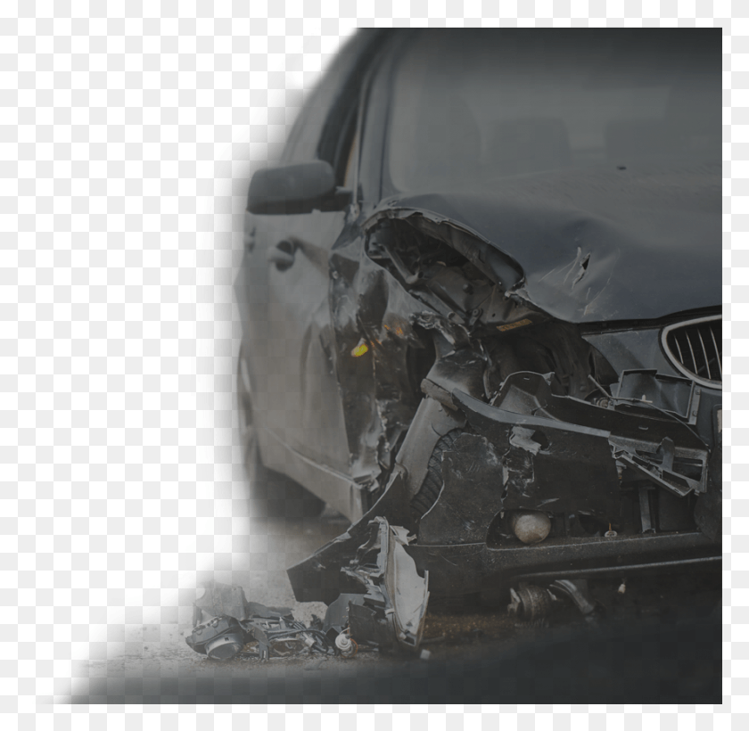 884x862 Crushed Front Of A Car Joyce Blessing Had An Accident, Truck, Vehicle, Transportation HD PNG Download
