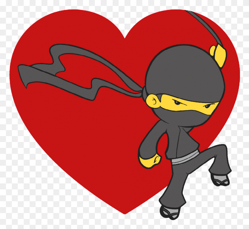 959x878 Png Изображение - Crushninja Logo Cartoon, Heart, Cupid Hd Png Download