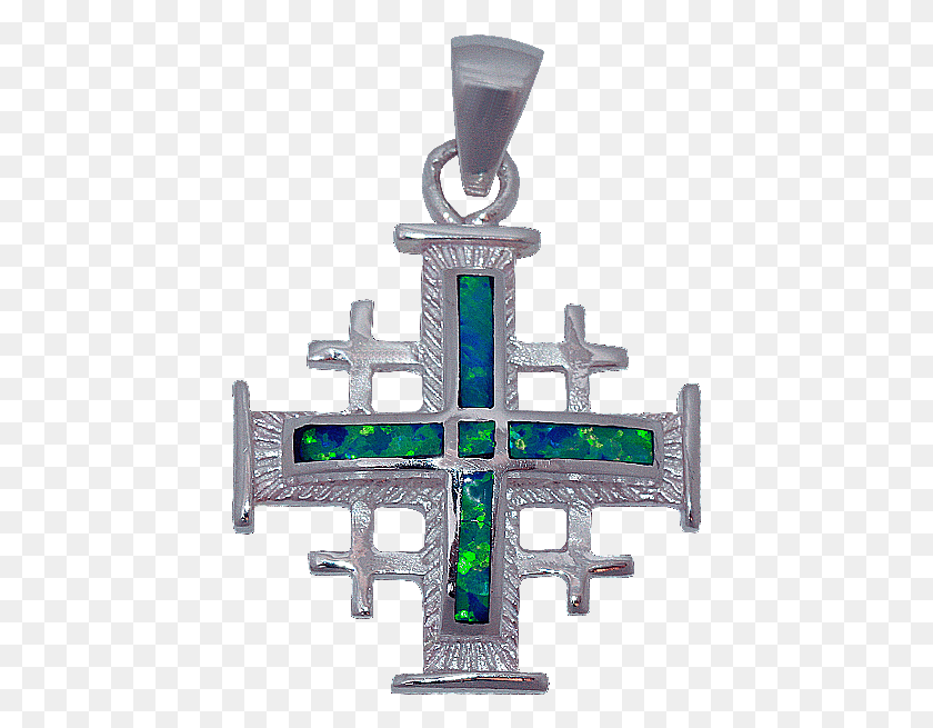 423x595 Cruz De Jerusalen Dije, Cross, Symbol, Crystal HD PNG Download