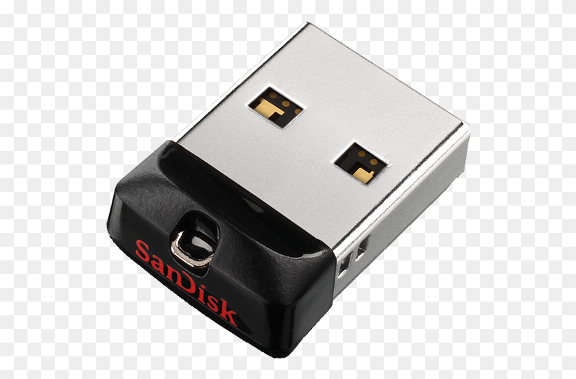 534x493 Cruzer Fit Usb Flash Drive Sandisk 32gb Flash Drive, Adapter, Box, Electronics HD PNG Download