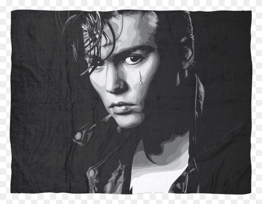 962x733 Cry Baby Walker Johnny Depp Ultra Soft Plush Fleece Johnny Depp Cry Baby, Person HD PNG Download