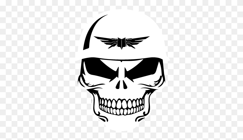336x426 Cryface Skull, Stencil, Symbol, Helmet HD PNG Download