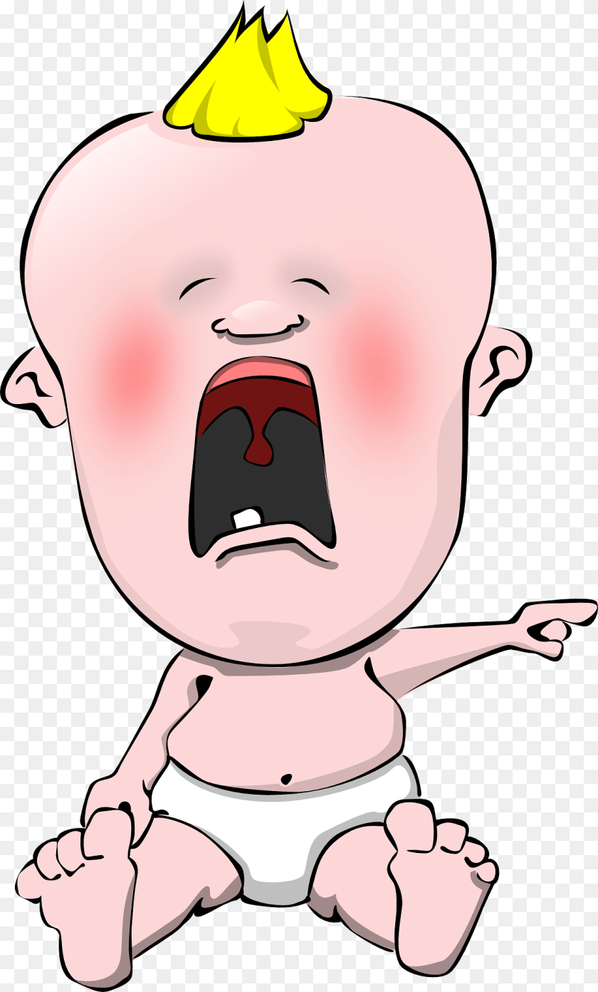 1159x1920 Crying Baby Clipart, Person, Head, Body Part, Face Sticker PNG