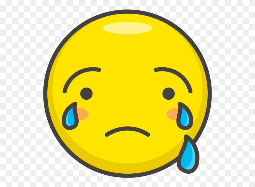 557x557 Crying Face Emoji Emoji Sedih Menangis, Ball, Giant Panda, Bear HD PNG Download