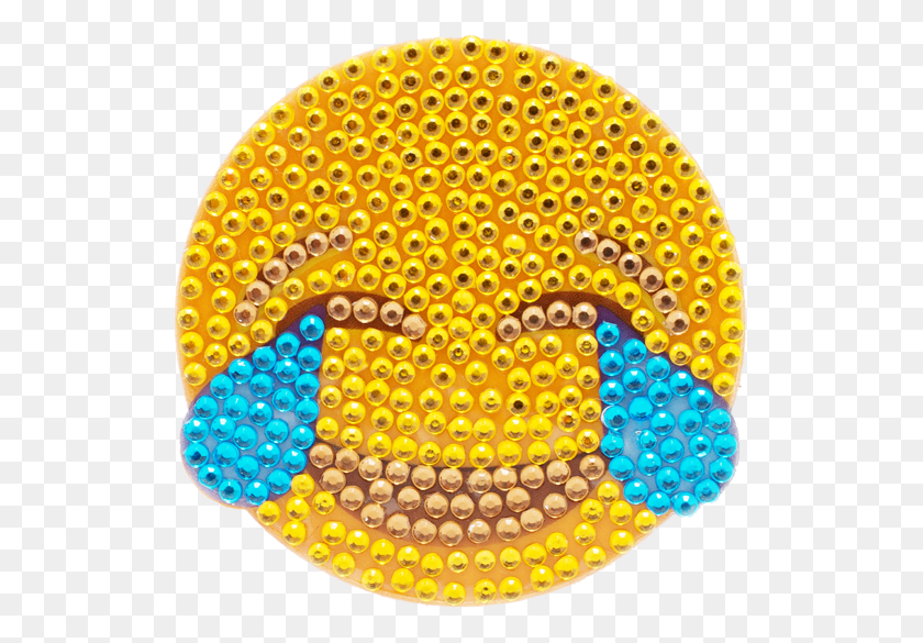 526x525 Плачущее Лицо Emoji Stickerbeans Наклейки Бобы, Сфера, Коврик Png Скачать