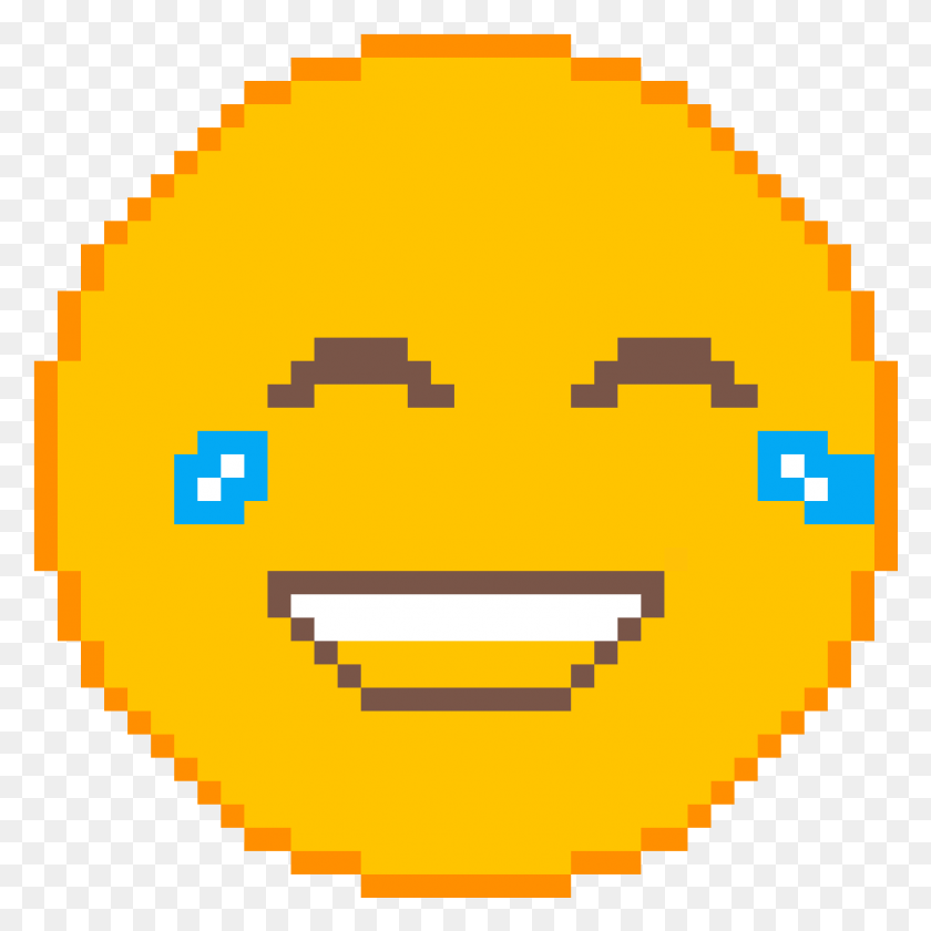 889x889 Плачущий Смех Emoji Шаринган Pixel Art, Pac Man, Текст, Еда Hd Png Скачать