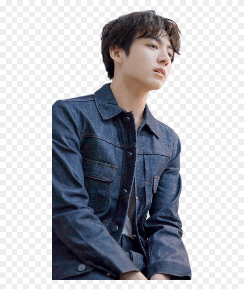483x937 Crying Man Bts Love Yourself Tear Photoshoot, Clothing, Apparel, Person HD PNG Download