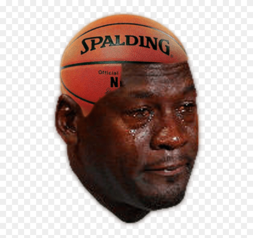 516x730 Crying Michael Jordan Crying Jordan, Head, Person, Human HD PNG Download
