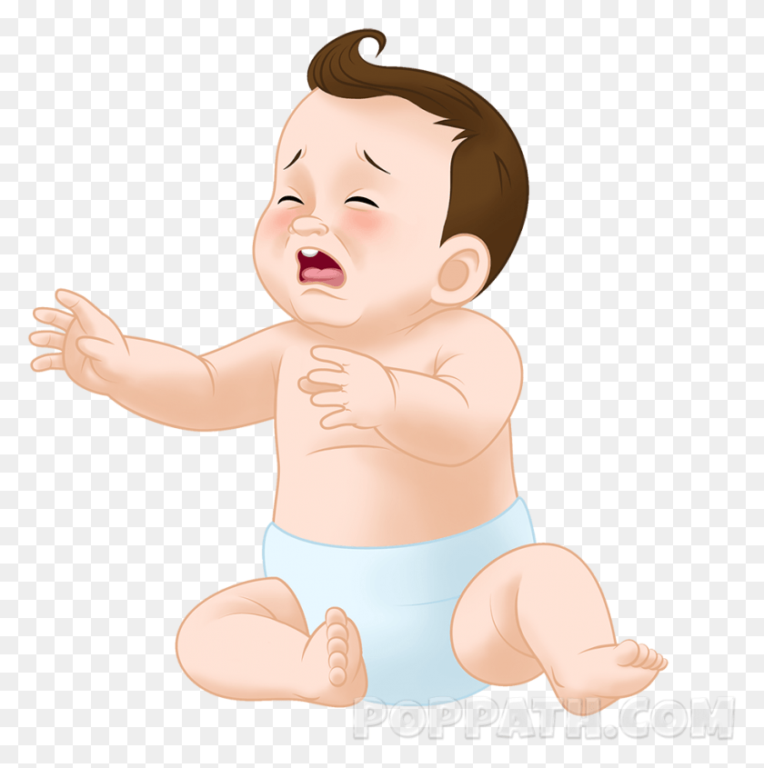 909x915 Crying Regardless Of The Reasons Is Not A Pleasant Baby, Diaper, Person, Human HD PNG Download