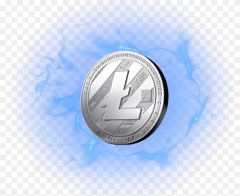 Cryptocurrency Dash Litecoin Bitcoin Altcoins Download Silver, Coin, Money, Hockey, Ice Hockey Transparent PNG