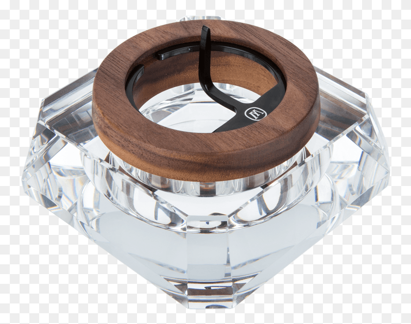 756x602 Crystal Amp Walnut Ashtray Marley Natural Crystal Ashtray, Wristwatch, Ring, Jewelry HD PNG Download