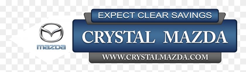 3037x726 Crystal Auto Mall Mazda, Text, Word, Label Descargar Hd Png