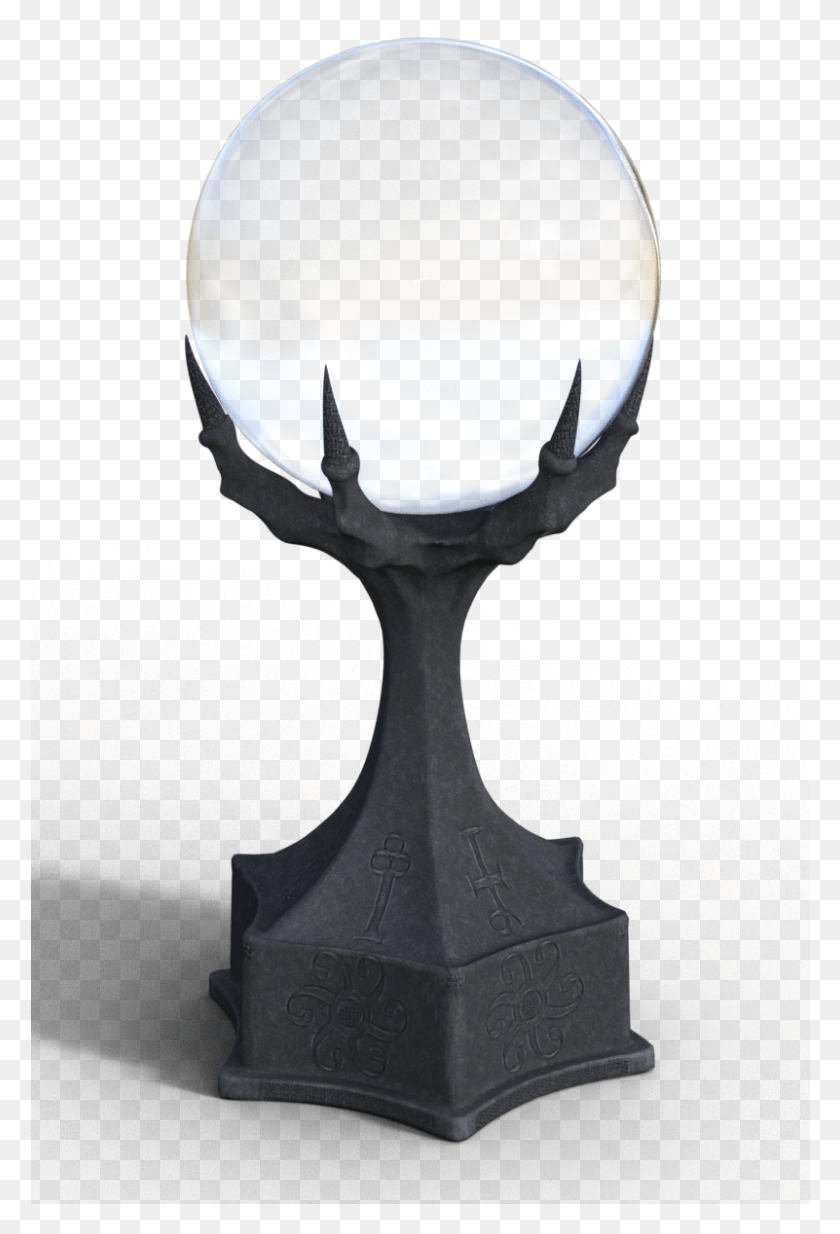 801x1206 Crystal Ball 2 Iray 90 Trophy, Sphere, Glass, Crystal HD PNG Download