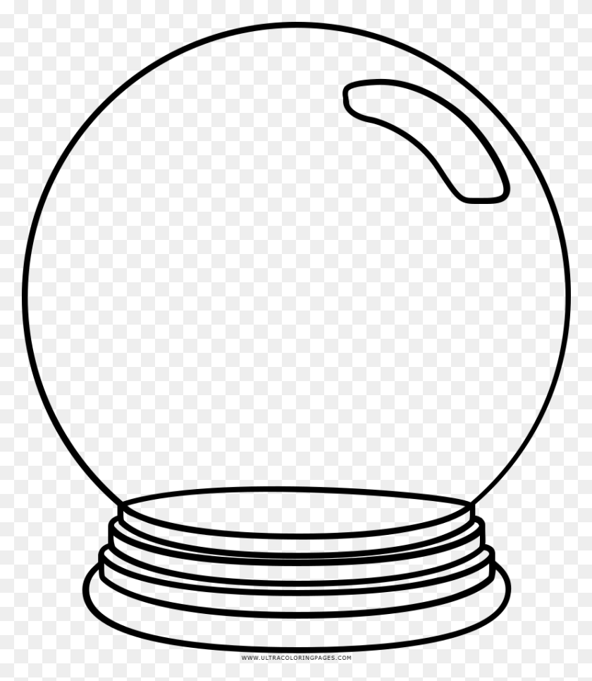 828x961 Crystal Ball Drawing Picture Easy Crystal Ball Drawing, Gray, World Of Warcraft HD PNG Download