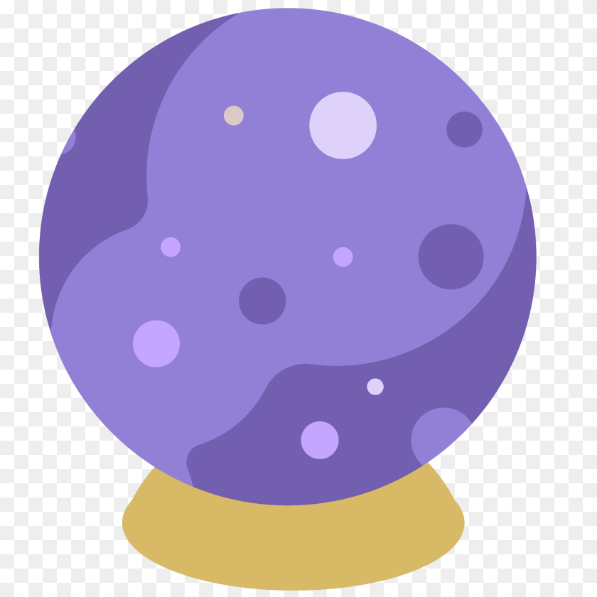 Crystal Ball Emoji Clipart, Sphere, Astronomy, Moon, Nature PNG
