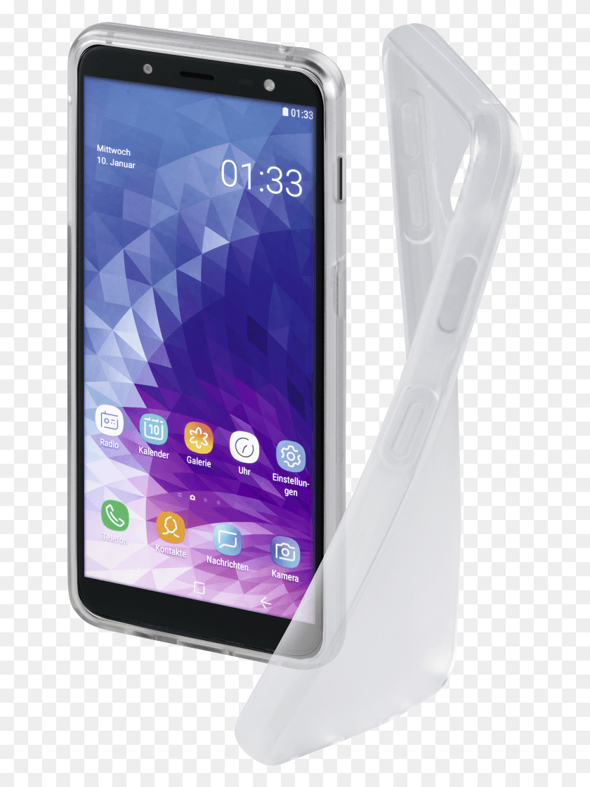 651x1060 Descargar Png Carcasa Transparente Cristalina Para El Samsung Galaxy J6 Transparente Samsung J6 Fondo Transparente, Teléfono Móvil, Electrónica Hd Png