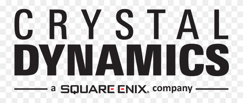 744x297 Crystal Dynamics Studio Head Darrell Gallagher Leaves Crystal Dynamics Logo, Text, Label, Word HD PNG Download