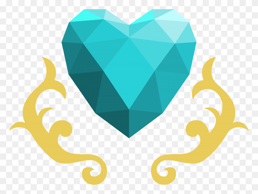 6000x4401 Crystal Heart My Little Pony Princess Cadence Cutie Mark, Gemstone, Jewelry, Accessories HD PNG Download