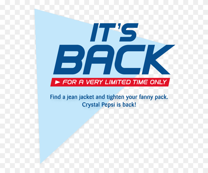 577x640 Crystal Pepsi Logo Graphic Design, Text, Advertisement, Poster HD PNG Download