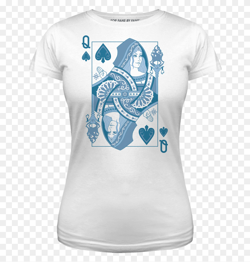 650x821 Crystal Queen Of Spades Blue Ink Dota 2 Deck Png