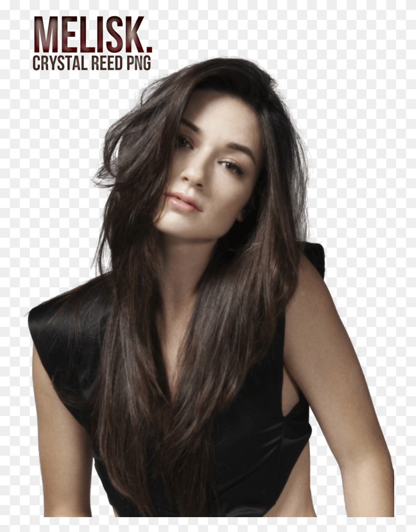 753x1014 Crystal Reed Crystal Reed Black And White, Clothing, Apparel, Person HD PNG Download