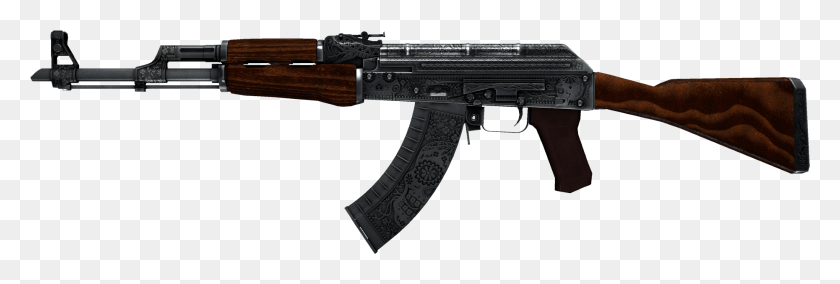 1860x536 Cs Go Skin Ак 47 Неоновая Революция, Пистолет, Оружие, Вооружение Hd Png Скачать
