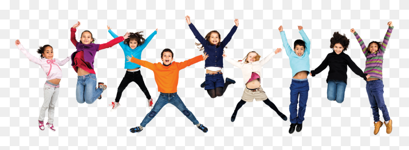 1408x449 Csf Jumping Kids Child, Pants, Clothing, Person HD PNG Download