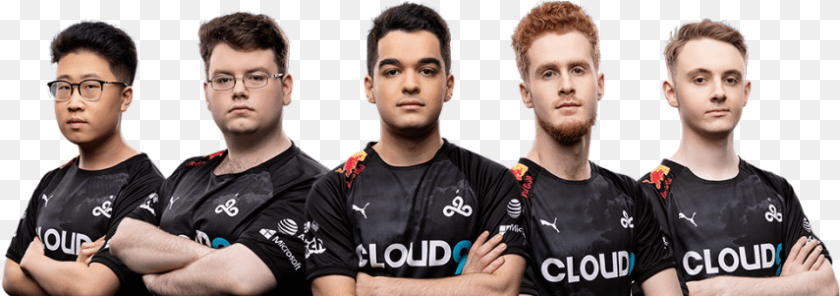 Csgo U2013 Cloud9 Cloud 9 Csgo Team 2020, People, Clothing, Groupshot, T-shirt Sticker PNG